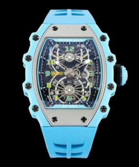 리차드밀 RM21-02 투르비용 에어로다인 뉴버젼 블루 블루 시계 워치